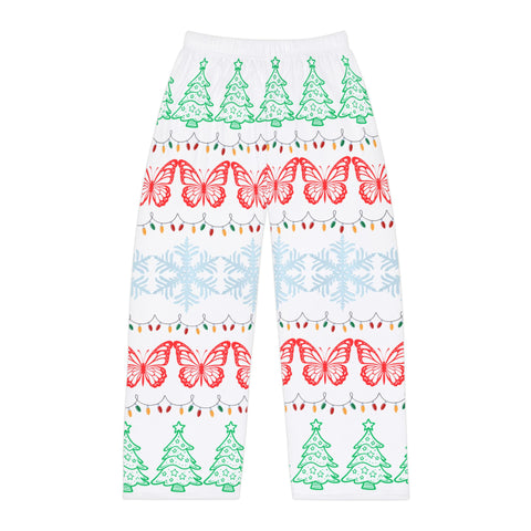 Beautiful Struggle Christmas 24' Men  Pajama Pants - White