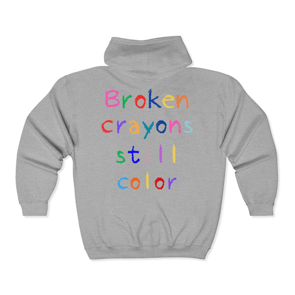 Beautiful Struggle "Broken Crayons Still Color" Hoodie - Sport Gray
