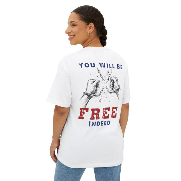 Beautiful Struggle -John 8:36 Boxy Tee