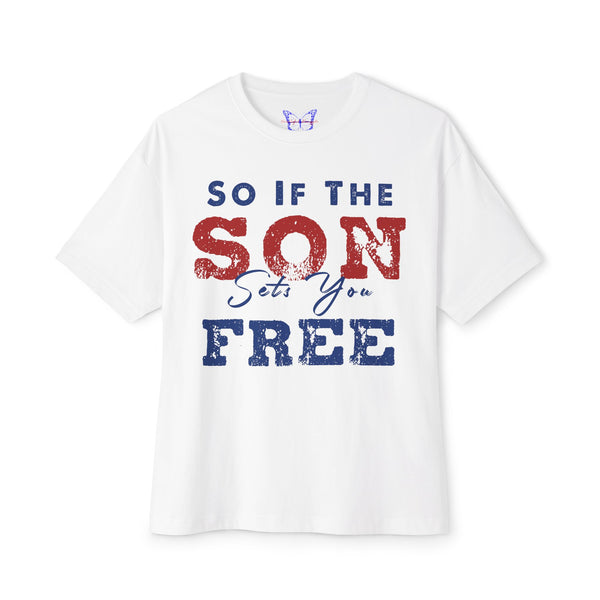Beautiful Struggle -John 8:36 Boxy Tee