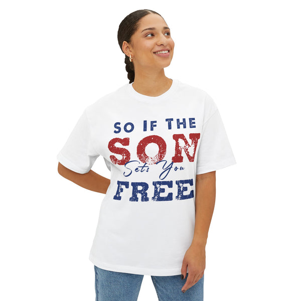 Beautiful Struggle -John 8:36 Boxy Tee