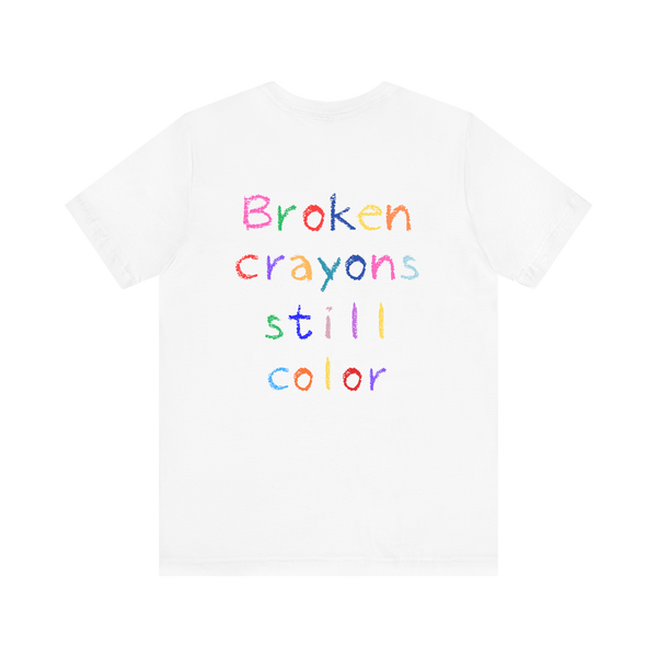 Beautiful Struggle "Broken Crayons Still Color" Short Sleeve Tee - White