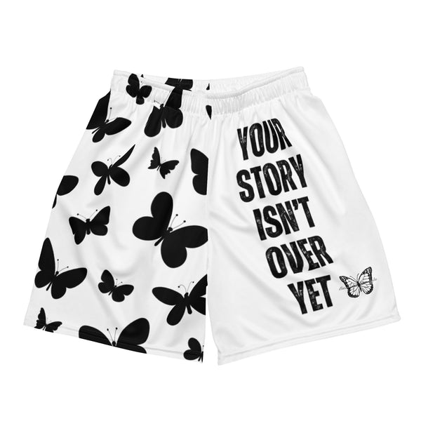 Beautiful Struggle - Your Story Isn't Over Yet Mesh Shorts (White)