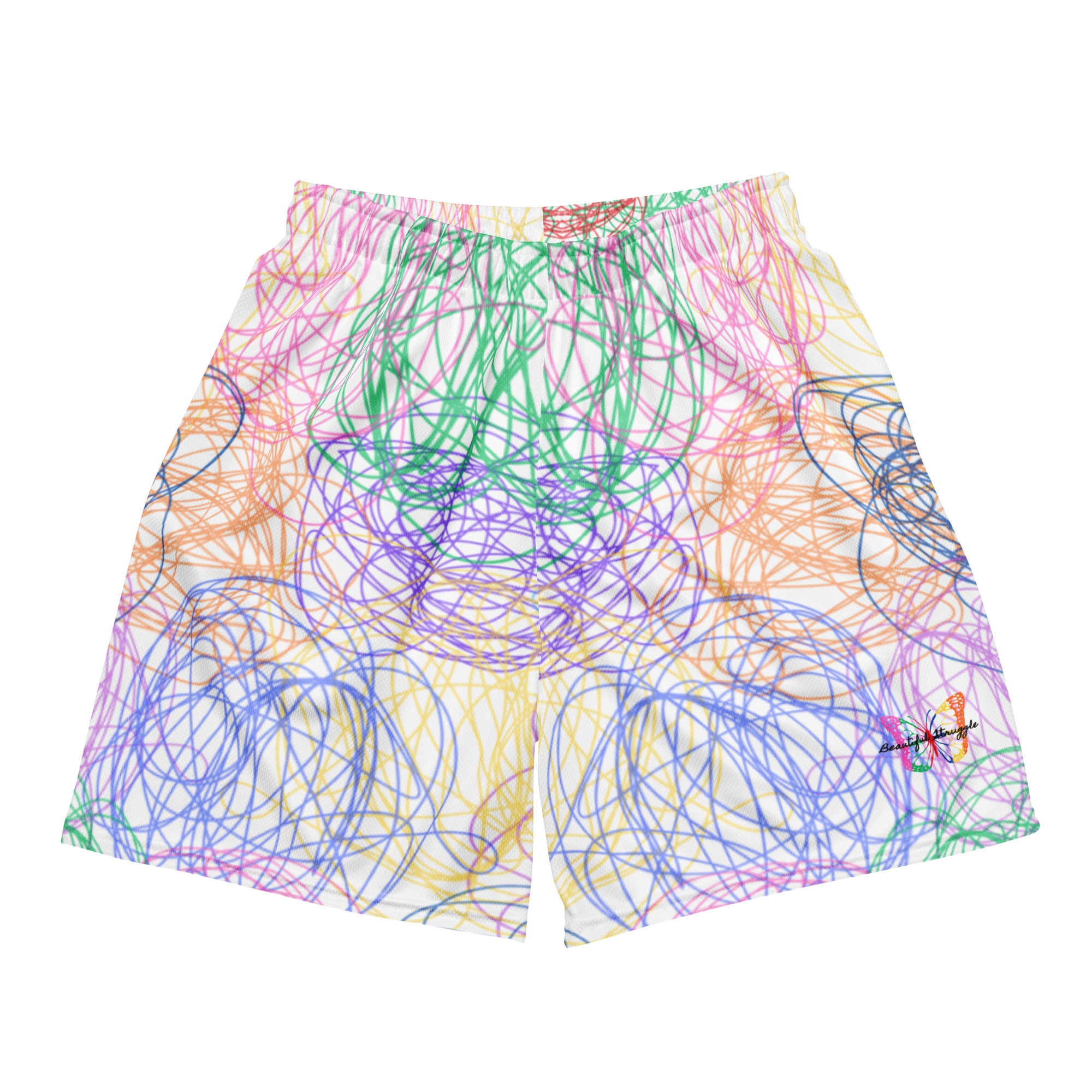 Beautiful Struggle "Broken Crayons Still Color" Shorts - White