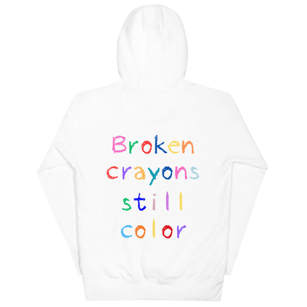 Beautiful Struggle "Broken Crayons Still Color" Hoodie - White